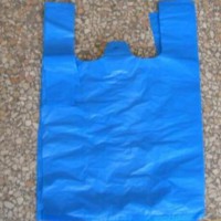 用于市场和购物的高密度聚乙烯t恤塑料袋