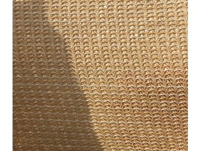 沙色圆丝和扁丝遮阳网300克