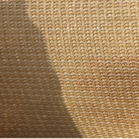 砂色圆丝和扁丝遮光网300g