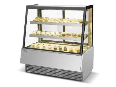 1200mm commercial display cake refrigerator showcase showcase chiller glass