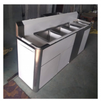 手工制作的304级现代廉价拆卸结构不锈钢厨房水槽柜