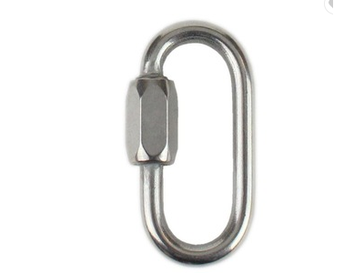 不锈钢Steel Chain Fastener Hook Quick screw link Lock Ring