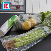 HDPE天然塑料扁平食品袋卷，纸芯购物