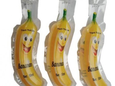 香蕉味果汁塑料袋饮料袋果汁袋
