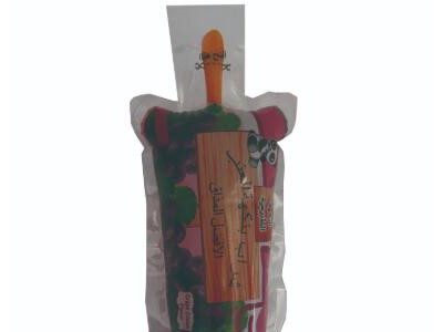 果汁形状的饮料袋饮料液体形成袋