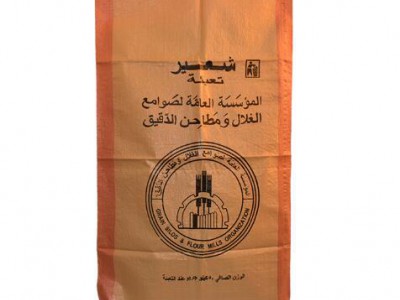 美丽的包装袋小麦粉pp拉菲亚袋流行于索马里，非洲市场