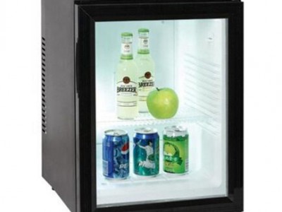 40升透明玻璃门便携式热电迷你冰箱