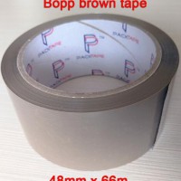 棕色胶粘包装bopp胶带与良好的胶水