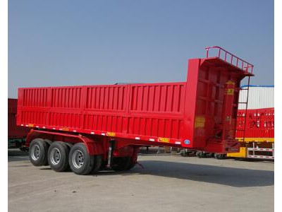 Factory Sale Directly Hydraulic Tipper Dump Trailer 3 Axles 60T With FUWA Axle