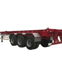 三轴40英尺集装箱，用于运输骨架底盘半拖车